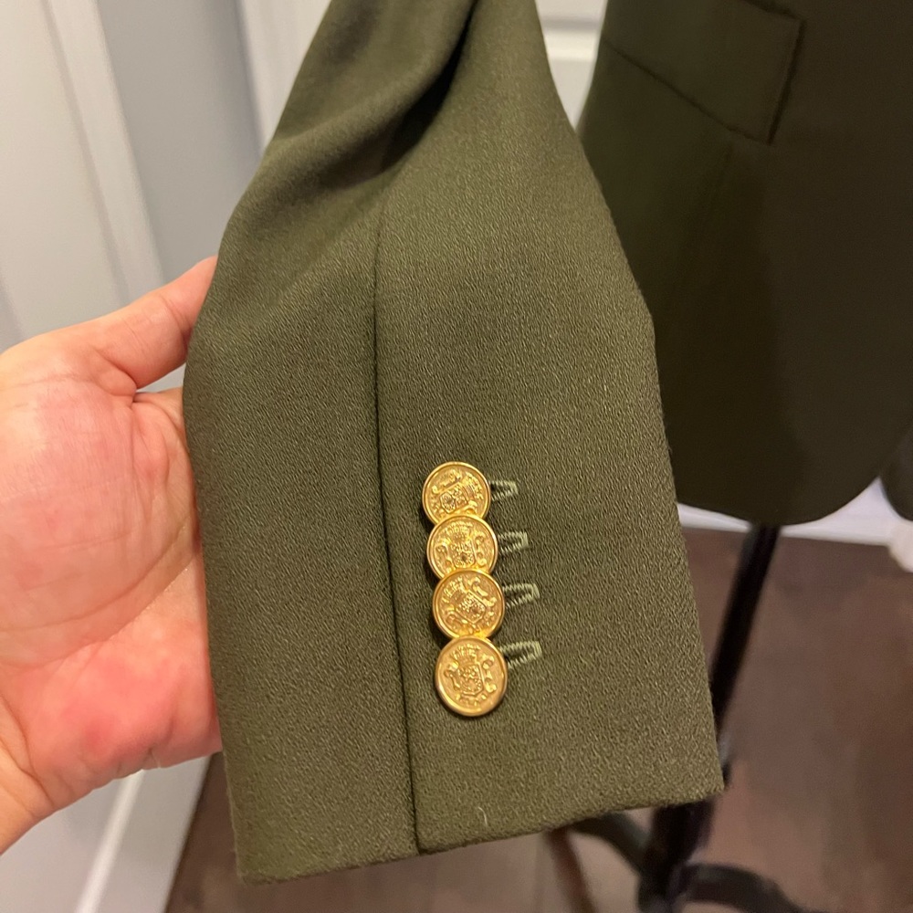 Smythe Olive Green Tailored Blazer - Picture 5 of 6